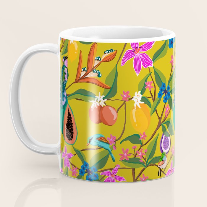 Exotic jungles pattern  Coffee Mug Gallery Image 3