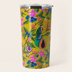 Exotic jungles pattern  Travel Mug Gallery Image 1