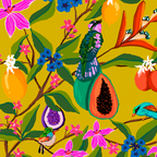 Exotic jungles pattern  Coffee Mug Gallery Image 2