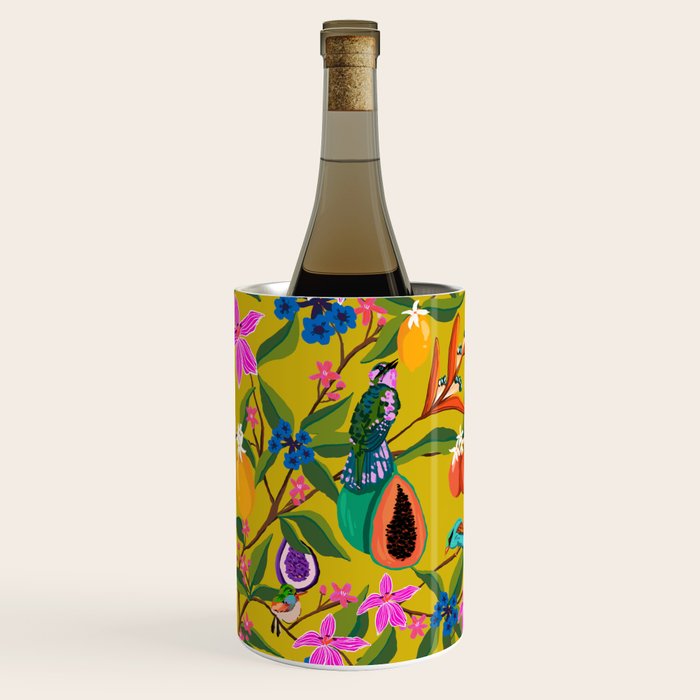 Exotic jungles pattern  Wine Chiller Gallery Image 1