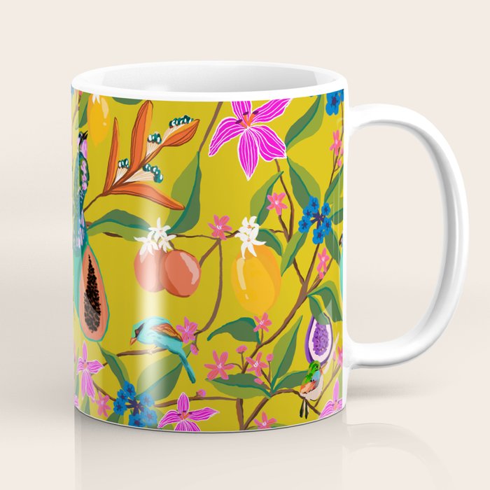 Exotic jungles pattern  Coffee Mug Gallery Image 1