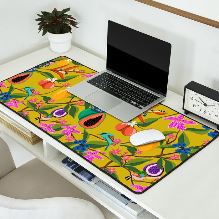 Exotic jungles pattern  Desk Mat Gallery Image 2