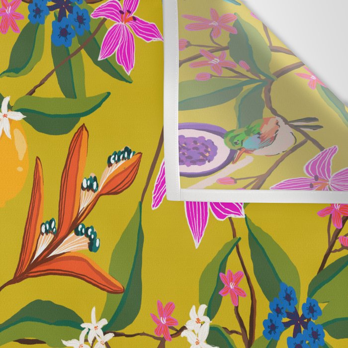 Exotic jungles pattern  Wall Tapestry Gallery Image 3