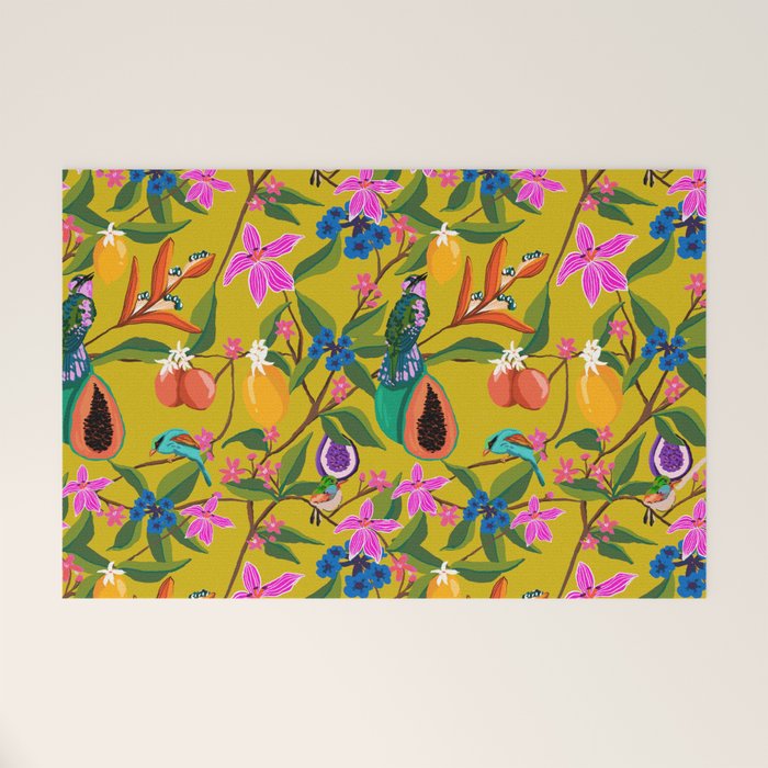 Exotic jungles pattern  Welcome Mat Gallery Image 1