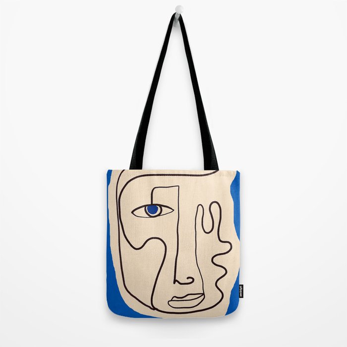 Abstract Face 49 Tote Bag Gallery Image 2