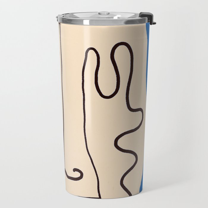 Abstract Face 49 Travel Mug Gallery Image 2