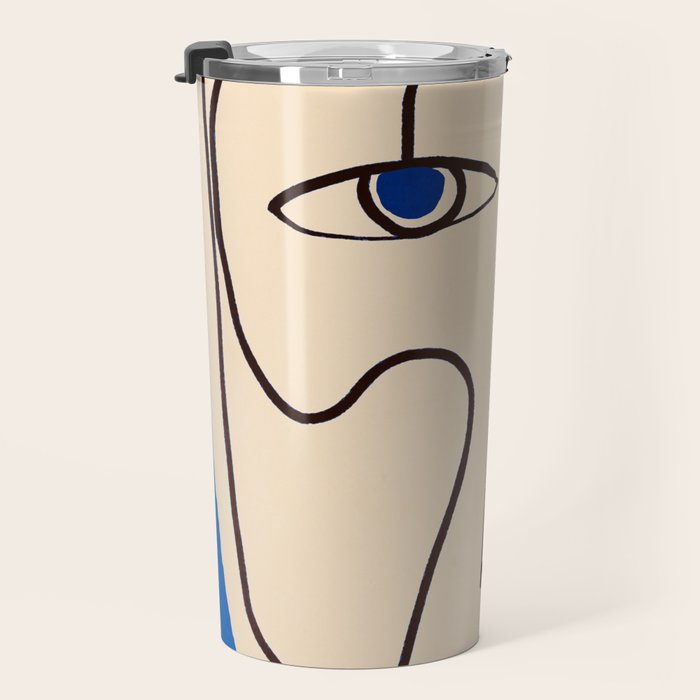 Abstract Face 49 Travel Mug Gallery Image 3