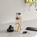 Abstract Face 49 Water Bottle Gallery Image 4