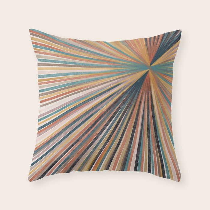 Summer Burst Art Print Throw Pillow Gallery Image 6
