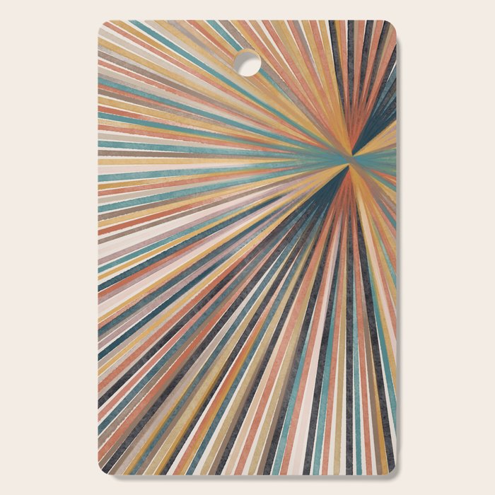 Summer Burst Art Print Cutting Board Gallery Image 1