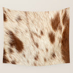 Cowhide Farmhouse Decor Wall Tapestry Gallery Image 4