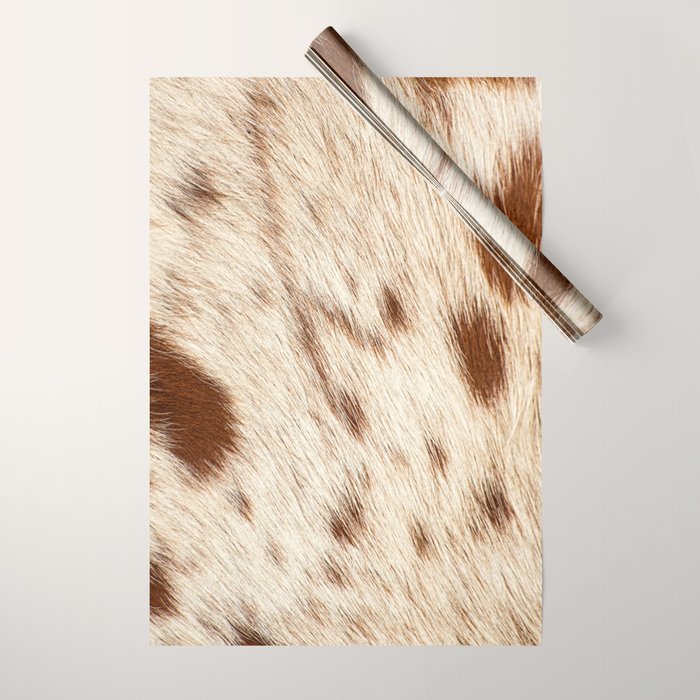 Cowhide Farmhouse Decor Wrapping Paper Gallery Image 1