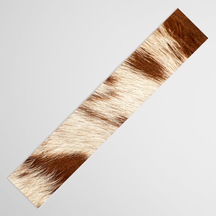 Cowhide Farmhouse Decor Table Runner Gallery Image 3