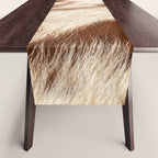Cowhide Farmhouse Decor Table Runner Gallery Image 1