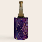Merkabah in flower of life - Sacred Geometry Wine Chiller Gallery Image 2