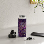 Merkabah in flower of life - Sacred Geometry Water Bottle Gallery Image 4