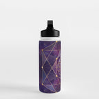 Merkabah in flower of life - Sacred Geometry Water Bottle Gallery Image 3