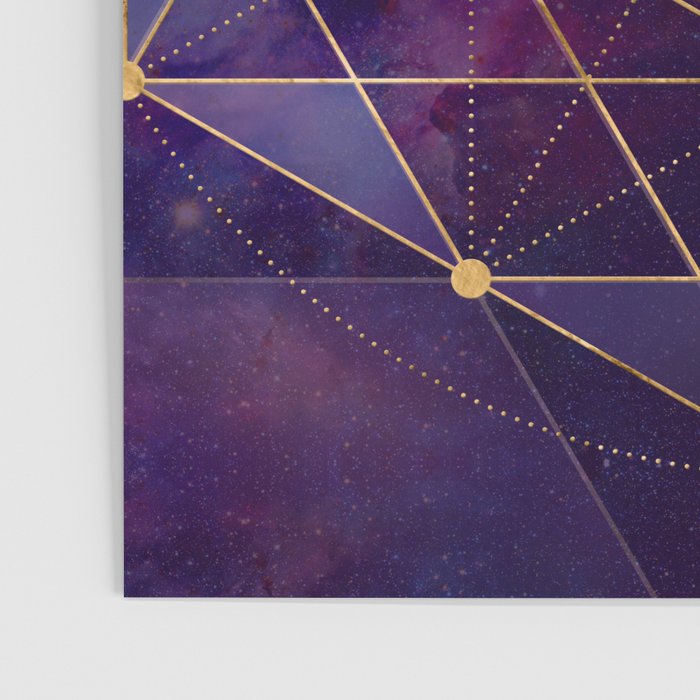 Merkabah in flower of life - Sacred Geometry Poster Gallery Image 3