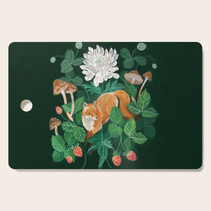 Strawberry Fox Cutting Board Gallery Image 1
