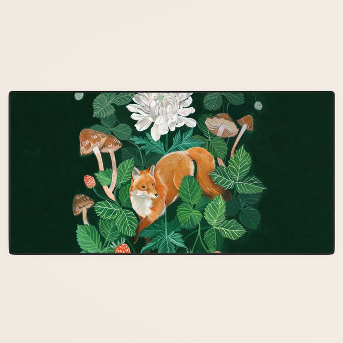 Strawberry Fox Desk Mat Gallery Image 3