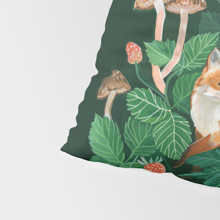Strawberry Fox Pillow Sham Gallery Image 4