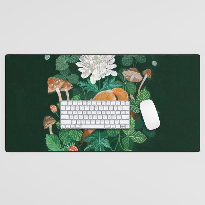 Strawberry Fox Desk Mat Gallery Image 1