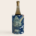 Vintage Chinoiserie Pagoda Bridge Garden Landscape Wine Chiller Gallery Image 1