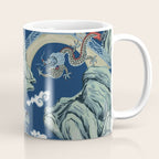 Vintage Chinoiserie Pagoda Bridge Garden Landscape Coffee Mug Gallery Image 1