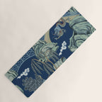 Vintage Chinoiserie Pagoda Bridge Garden Landscape Yoga Mat Gallery Image 1