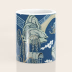 Vintage Chinoiserie Pagoda Bridge Garden Landscape Coffee Mug Gallery Image 4