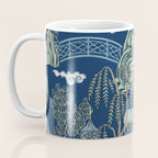 Vintage Chinoiserie Pagoda Bridge Garden Landscape Coffee Mug Gallery Image 3