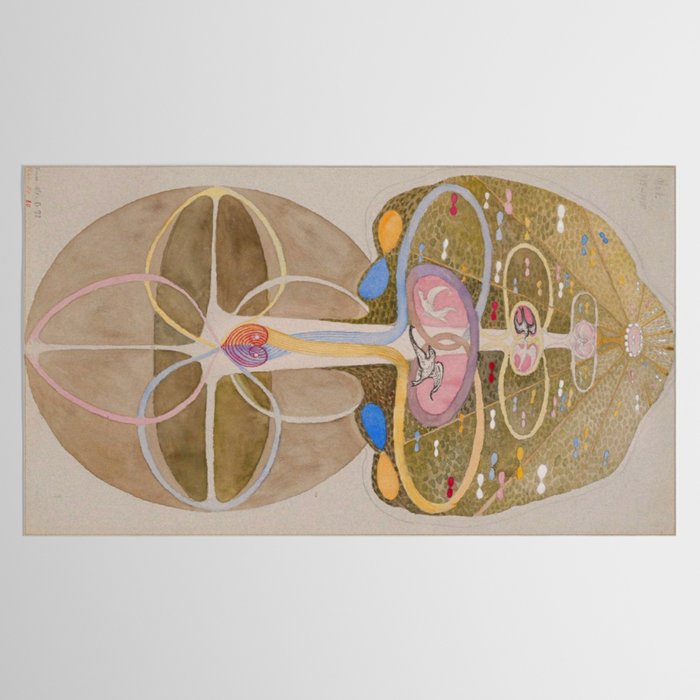 Hilma af Klint The Tree Of Knowledge No . 1 ,A ( 1913) Tablecloth Gallery Image 2