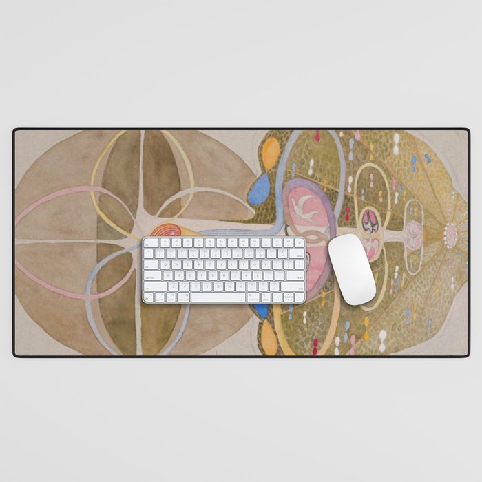 Hilma af Klint The Tree Of Knowledge No . 1 ,A ( 1913) Desk Mat Gallery Image 1