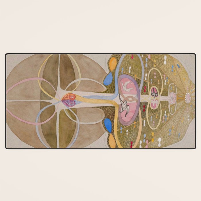 Hilma af Klint The Tree Of Knowledge No . 1 ,A ( 1913) Desk Mat Gallery Image 3