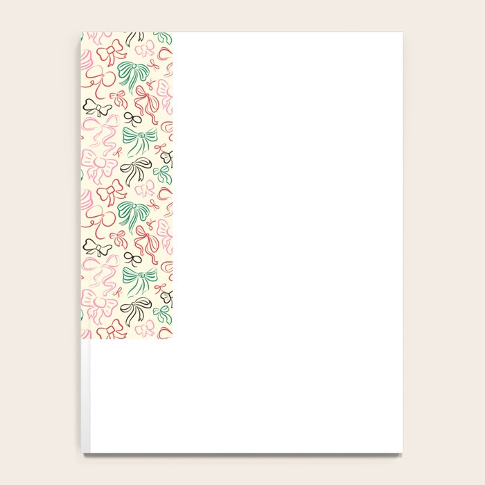 Coquette Holiday Bows Notebook Gallery Image 4