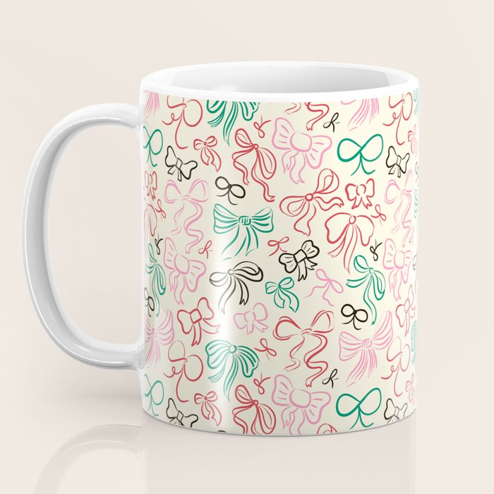 Coquette Holiday Bows Coffee Mug Gallery Image 3