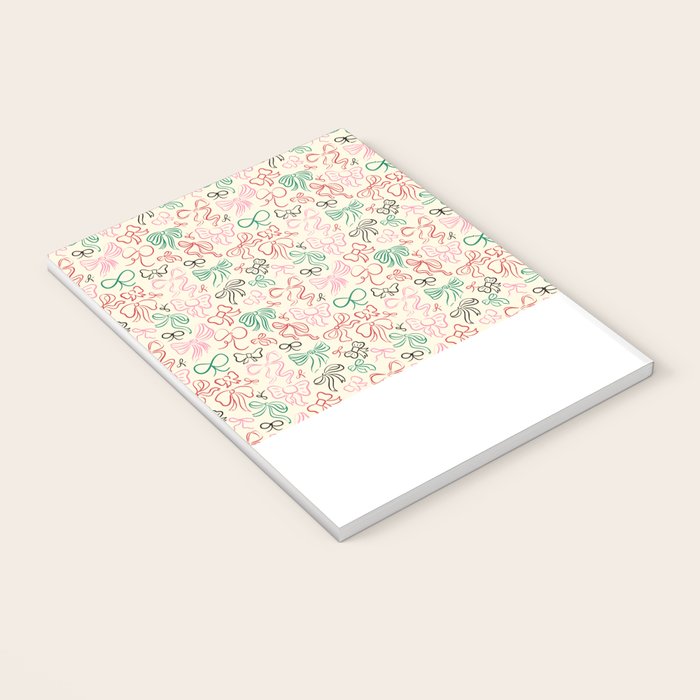 Coquette Holiday Bows Notebook Gallery Image 3