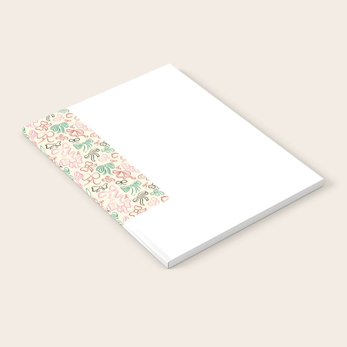 Coquette Holiday Bows Notebook Gallery Image 2