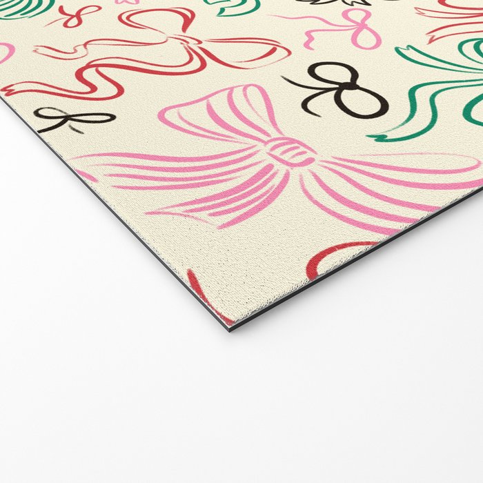Coquette Holiday Bows Welcome Mat Gallery Image 2