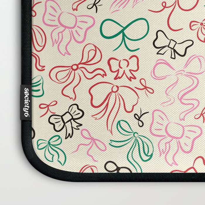 Coquette Holiday Bows Laptop Sleeve Gallery Image 3
