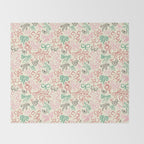 Coquette Holiday Bows Throw Blanket Gallery Image 2