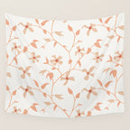 Floral Clematis Vine Wall Tapestry Gallery Image 4