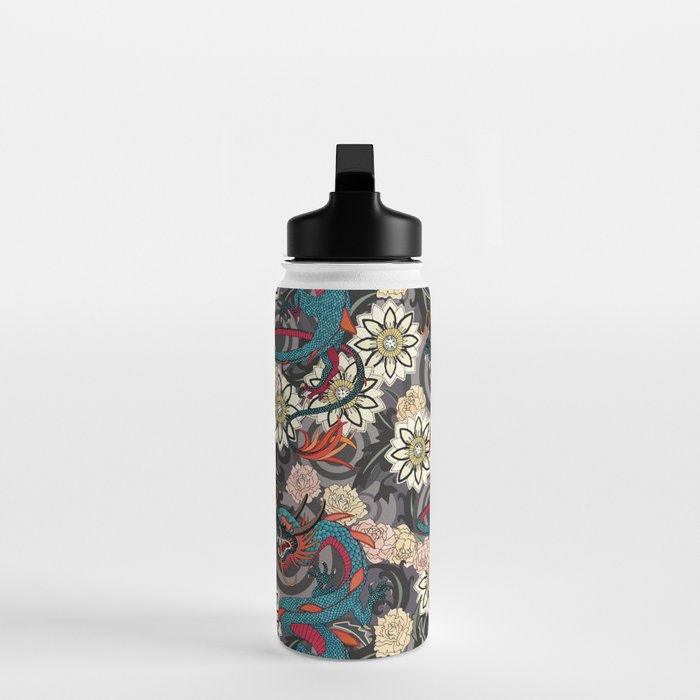 dragon tattoo dark Water Bottle Gallery Image 3