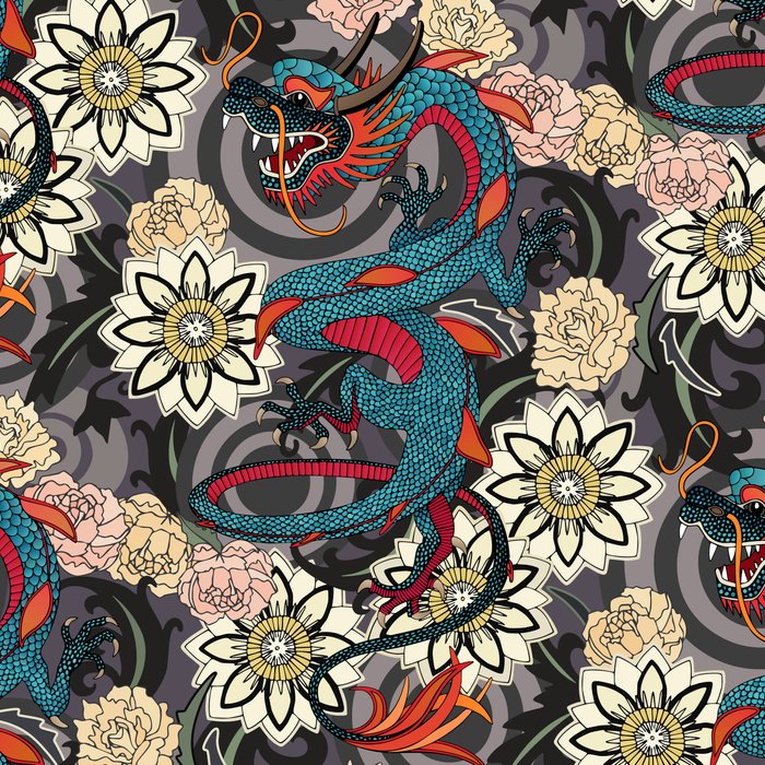dragon tattoo dark Coffee Mug Gallery Image 2