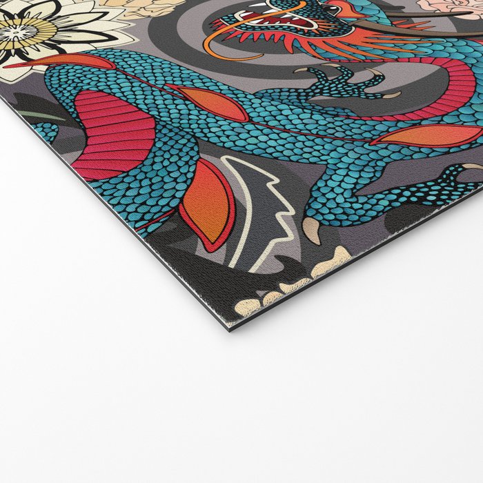 dragon tattoo dark Welcome Mat Gallery Image 2