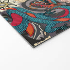 dragon tattoo dark Welcome Mat Gallery Image 2