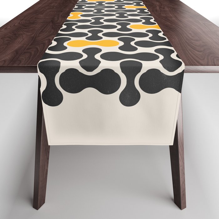 Abstract Mid-Century Pattern Table Runner Gallery Image 1