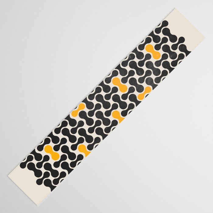 Abstract Mid-Century Pattern Table Runner Gallery Image 3