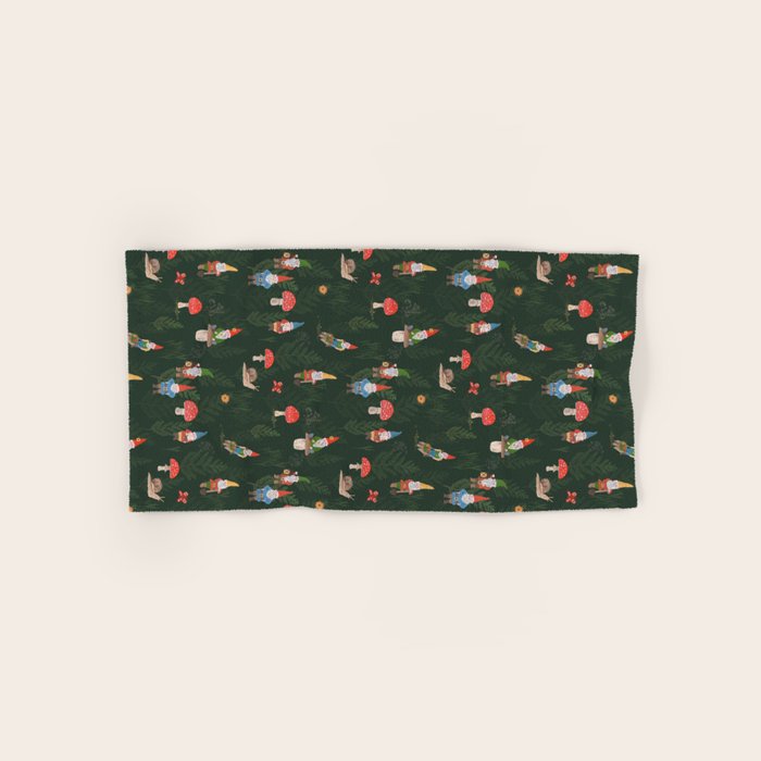 Woodland Gnomes Bath Towel Gallery Image 1