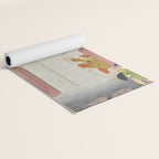 PRINCE CLIMBING TO HIS BETROTHED PROPERTY INDIA 18TH CENTURY  Yoga Mat Gallery Image 2